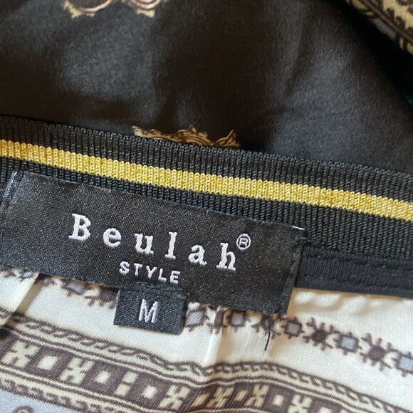 Beulah scarf print long sleeve top, M - Picture 11 of 12